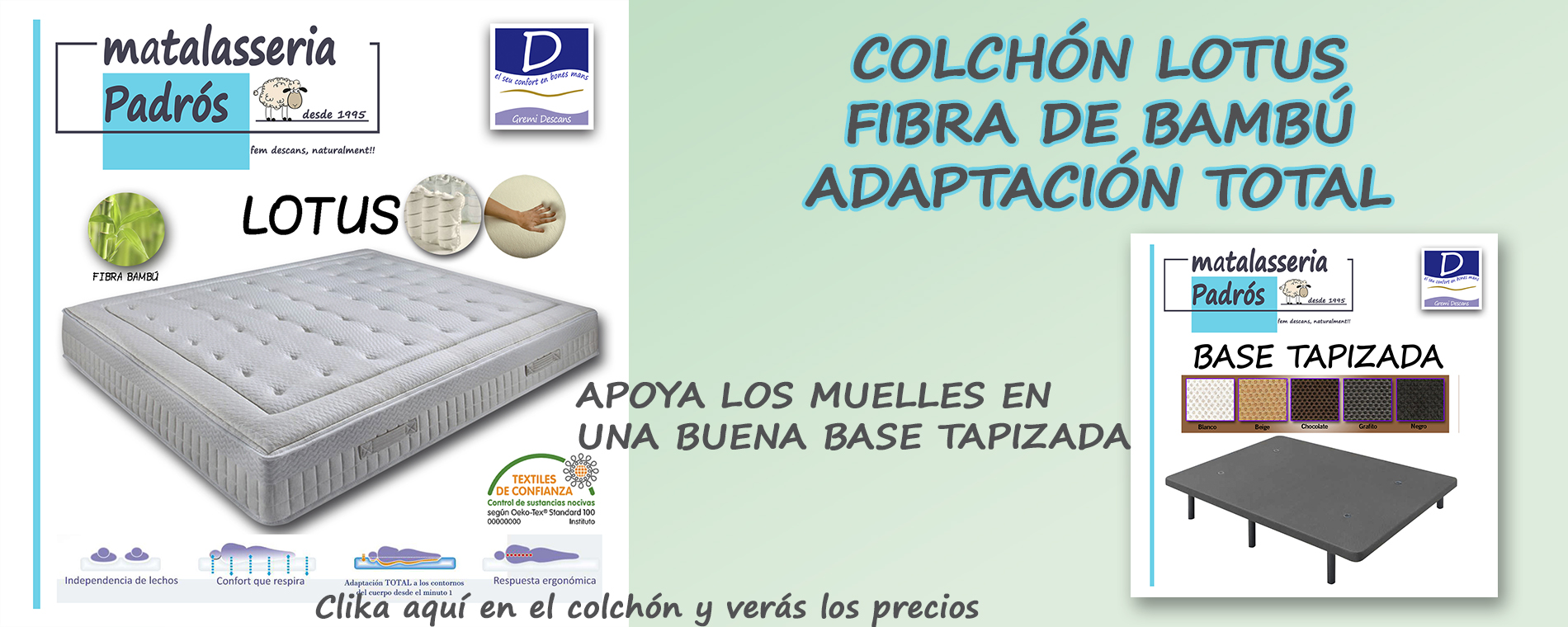 Colchon de muelles ensacados